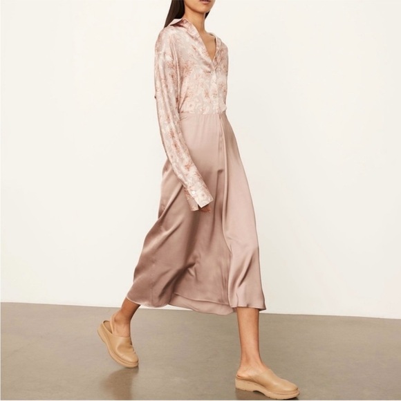 Vince skirt in rose pink - Picture 2 of 5